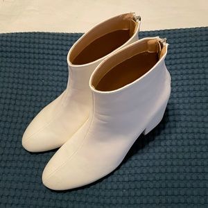 Brand new white boots